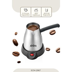 Scm-2967 İnox Elektrikli Cezve