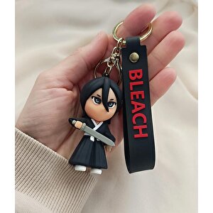 Anime Bleach Karakterleri Silikon Anahtarlık Araba Çanta Süsü Aksesuarı