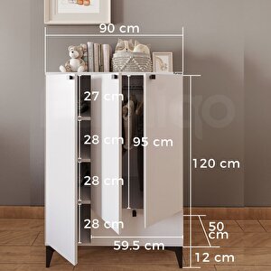 Gg-1 Bebek Gardırobu, Genç Odası Gardırobu, Çocuk Dolabı, Beyaz