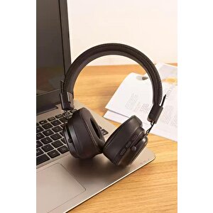 Torima Hd-12 Siyah Rgb Işıklı Güçlü Bas Kulak Üstü Kablosuz Bluetooth Kulaklık