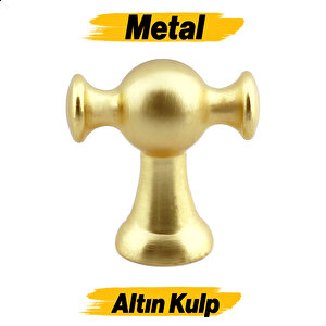 Mat Altın Kulp Düğme Tek Vidalı Çekmece Kulbu Kulpları Mutfak Mobilya Dolabı Dolap Kulpu