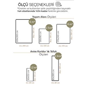 Elegance 01 Krem Yün Halı Salon Halısı Koridor Halı Yolluk El Dokuma Halı Örgü El Halısı 80x300 cm