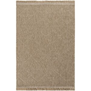 Mocha 669 Bej Halı Kilim Mutfak Koridor Yolluk Jüt Hasır Görünüm Dokuma Makine Halı 80x350 cm