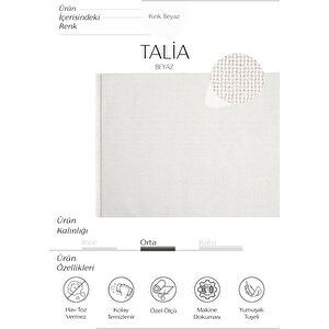 Cool Halı Talia Beyaz Bukle Salon Halısı Kesme Halı Yolluk Mutfak Koridor Halısı Yatak odası halısı