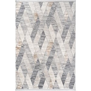 Verona 1907 Vizon Salon Koridor Kesme Yolluk Yumuşak Doku Kaymaz Tozmaz Dokuma Makine Halı 100x450 cm