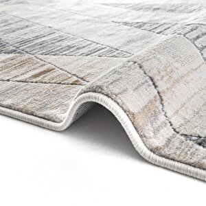 Cool Halı Verona 1907 Vizon Salon Koridor Kesme Yolluk Yumuşak Doku Kaymaz Tozmaz Dokuma Makine Halı