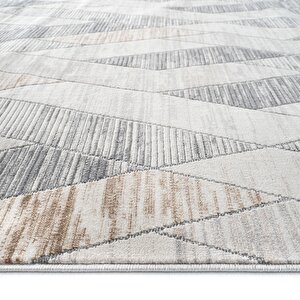 Cool Halı Verona 1907 Vizon Salon Koridor Kesme Yolluk Yumuşak Doku Kaymaz Tozmaz Dokuma Makine Halı