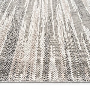 Cool Halı Mikasa Mks 01 Gri Beyaz Yumuşak Dokulu Halı Kilim Salon Koridor Kesme Dokuma Makine Halısı