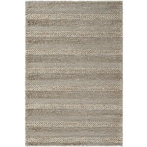Naturals 1410 Gümüş Doğal Jüt Halı El Dokuma Hasır Halı Dekoratif Jüt Örgü Halı 170x240 cm