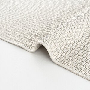 Cool Halı Milano 666 Krem Hasır Doku Halı Kilim Salon Mutfak Koridor Kesme Yolluk Dokuma Makine Halı