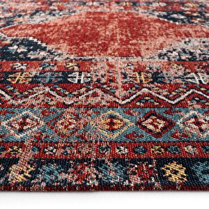 Cool Halı Mabel Mb 04 Multy Anadolu Kilim Kaymaz Taban Yıkanabilir Vintage Dokuma Makine Halısı