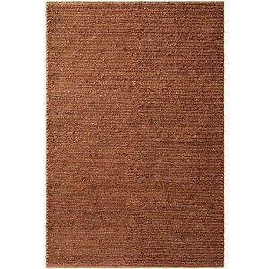 Tessa Kiremit Jüt El Dokuma Doğal İplik Örgü Hasır Halı Naturel Jüt Kilim 120x180 cm