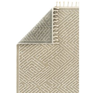 Cool Halı Elit 12 Bej Salon Halısı Bukle İskandinav Halı Yolluk Etnik Mutfak Halısı Koridor Halısı