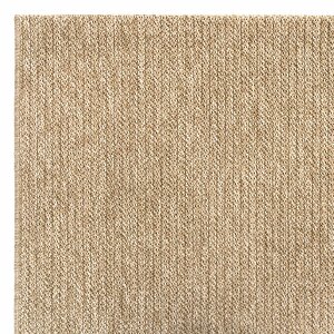 Mocha 670 Bej Katlama Halı Kilim Koridor Kesme Yolluk Jüt Hasır Görünüm Dokuma Makine Halı 80x450 cm