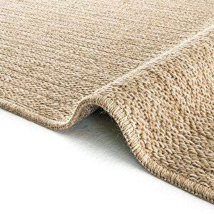 Cool Halı Mocha 670 Bej Katlama Halı Kilim Koridor Kesme Yolluk Jüt Hasır Görünüm Dokuma Makine Halı