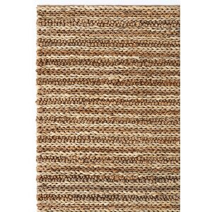 Naturals 1152 Natural Doğal Jüt Halı El Dokuma Hasır Halı Dekoratif Jüt Örgü Halı 80x300 cm