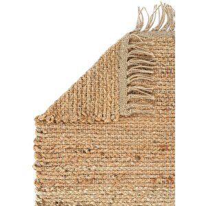 Cool Halı Vime 02 Natural Jüt Halı Yolluk El Dokuma Jüt Kilim Hasır Dekor Otantik Halı bohem el halı