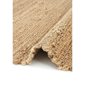 Cool Halı Vime 02 Natural Jüt Halı Yolluk El Dokuma Jüt Kilim Hasır Dekor Otantik Halı bohem el halı