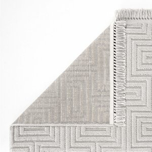 Cool Halı Harmony 1550 Gri Yumuşak Doku Çocuk Odası Halısı Modern Koridor Salon Dokuma Makine Halısı