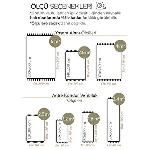 Vime 02 Natural Jüt Halı Yolluk El Dokuma Jüt Kilim Hasır Dekor Otantik Halı bohem el halı 200x300 cm