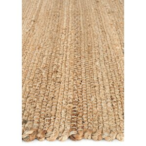Cool Halı Vime 02 Natural Jüt Halı Yolluk El Dokuma Jüt Kilim Hasır Dekor Otantik Halı bohem el halı