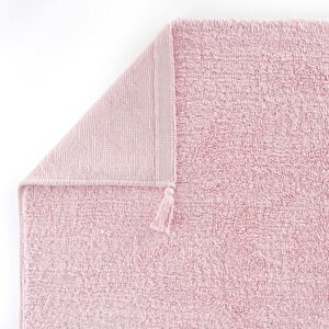 Cool Halı Cool Cotton Ccn Plain Pudra Makinede Yıkanabilir Kaymaz Taban Pamuk Dokuma Bebek Halı