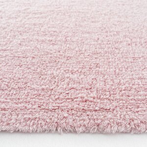 Cool Halı Cool Cotton Ccn Plain Pudra Makinede Yıkanabilir Kaymaz Taban Pamuk Dokuma Bebek Halı