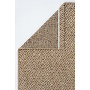 Cool Halı Milano 665 Bej Hasır Dokulu Kilim Salon Mutfak Koridor Kesme Yolluk Dokuma Makine Halısı