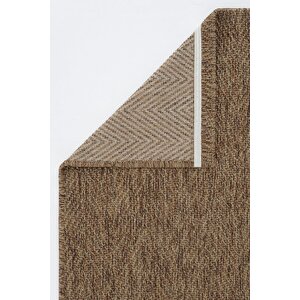 Cool Halı Milano 665 Kahve Hasır Halı Kilim Salon Mutfak Koridor Kesme Yolluk Dokuma Makine Halısı