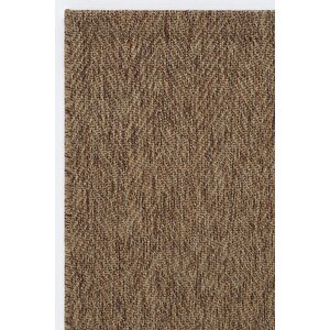 Milano 665 Kahve Hasır Halı Kilim Salon Mutfak Koridor Kesme Yolluk Dokuma Makine Halısı 100x500 cm