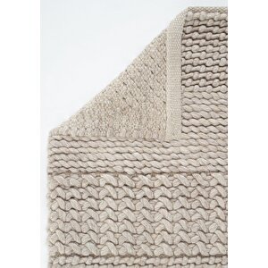 Cool Halı Elegance J352 Bej Yün Halı Natural Salon Koridor Halı Yolluk El Dokuma Halı Örgü El Halısı