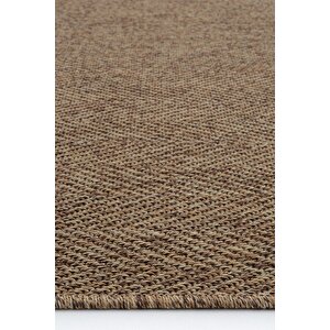 Cool Halı Milano 665 Kahve Hasır Halı Kilim Salon Mutfak Koridor Kesme Yolluk Dokuma Makine Halısı
