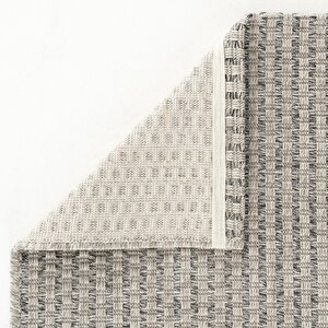 Cool Halı Milano 666 Gri Hasır Doku Halı Kilim Salon Mutfak Koridor Kesme Yolluk Dokuma Makine Halısı