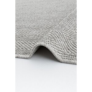 Cool Halı Milano 665 Gri Hasır Dokulu Halı Kilim Salon Koridor Kesme Yolluk Dokuma Makine Halısı