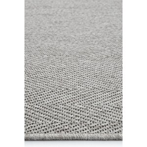 Cool Halı Milano 665 Gri Hasır Dokulu Halı Kilim Salon Koridor Kesme Yolluk Dokuma Makine Halısı