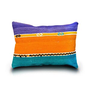 Vintage Kilimli Yastık Kılıfı Pllwrecbig05 - 35,5x47