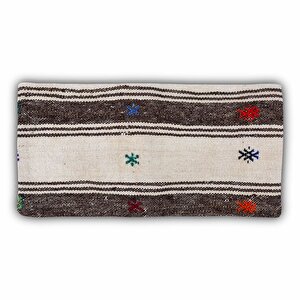 Vintage Kilimli Yastık Kılıfı Pllwrec2462 - 30x60