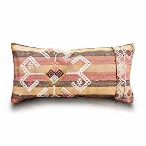 Vintage Kilimli Yastık Kılıfı Pllwrec2457 - 30x60