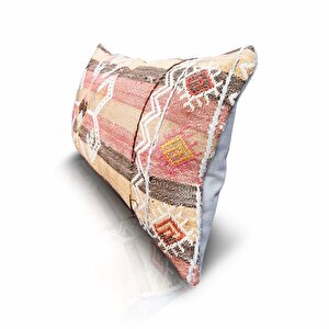 Vintage Kilimli Yastık Kılıfı Pllwrec2457 - 30x60