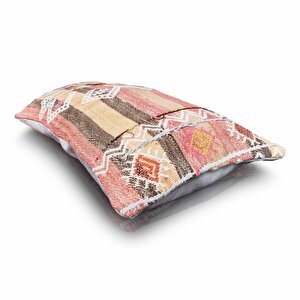 Vintage Kilimli Yastık Kılıfı Pllwrec2457 - 30x60
