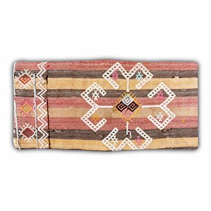 Vintage Kilimli Yastık Kılıfı Pllwrec2457 - 30x60