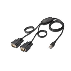 Usb 2.0  2 X Rs232 (seri) Çevirici Kablosu, 1.5 Metre