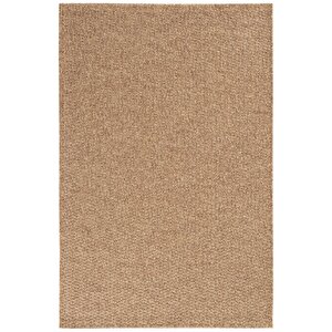 Milano 666 Kahve Hasır Doku Halı Kilim Salon Mutfak Koridor Kesme Yolluk Dokuma Makine Halı 100x500 cm