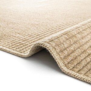 Cool Halı Mocha 672 Bej Halı Kilim Mutfak Koridor Kesme Yolluk Jüt Hasır Görünüm Dokuma Makine Halı
