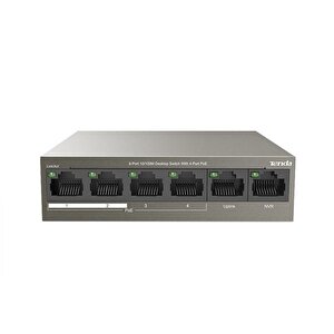 5port 63w 4port Poe Tef1106p-4-63w 10/100 Yönetilemez Switch Masaüstü