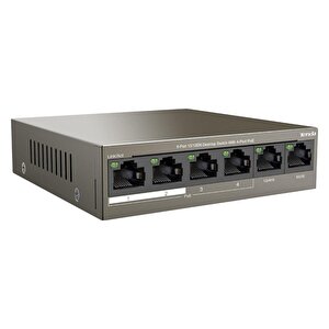 Tef1106p 2 X Uplink + 4 Port Poe Ethernet Switch 63 Watt