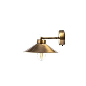 Konik Şapkalı Aplik Antik Bronz