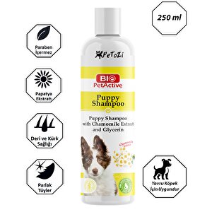 Yavru Köpekler İçin Papatya Özlü Şampuan
