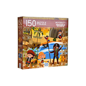 Korsanlar 150 Parça 34x24cm Çocuk Puzzle Yapboz Serisi