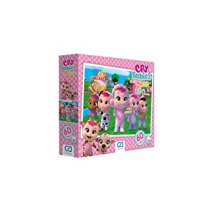 Cry Babies Lisanslı 60 Parça 34x24cm Çocuk Puzzle Yapboz Serisi
